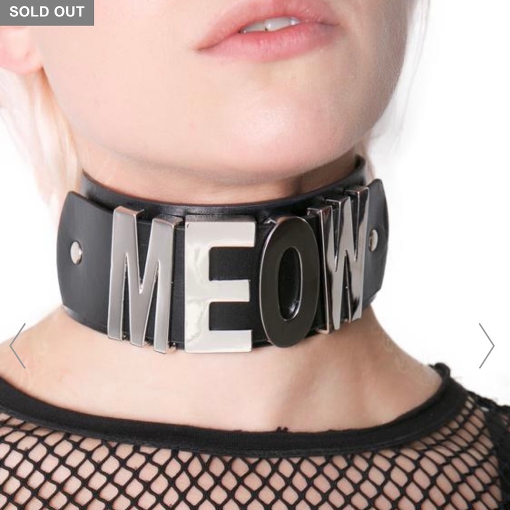 Dolls Kill Meow Choker by Killstar